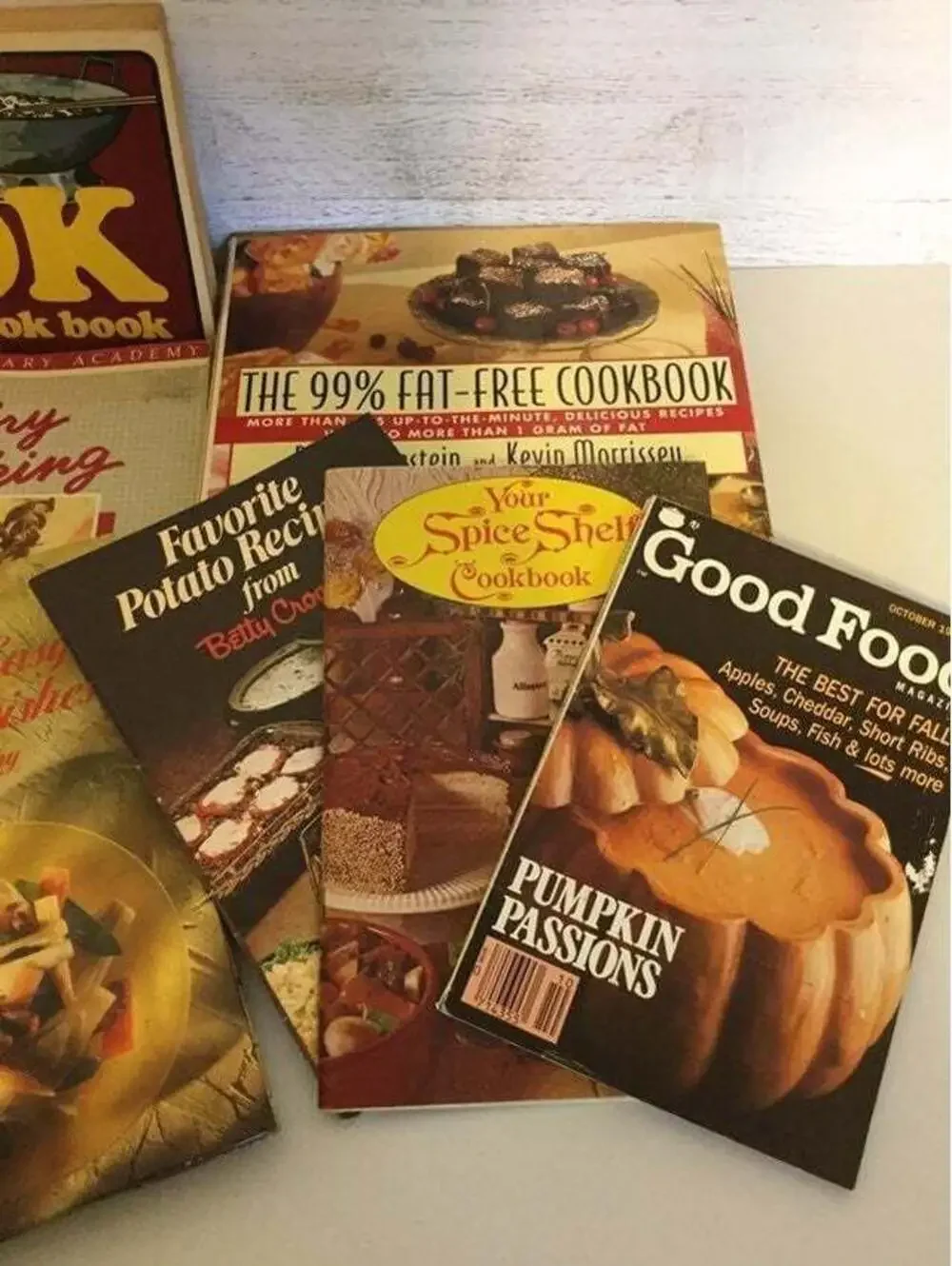 Set Of 7 Vintage Cookbooks Wok Collectable McCalls Chinese Fall Food DIY Cooking